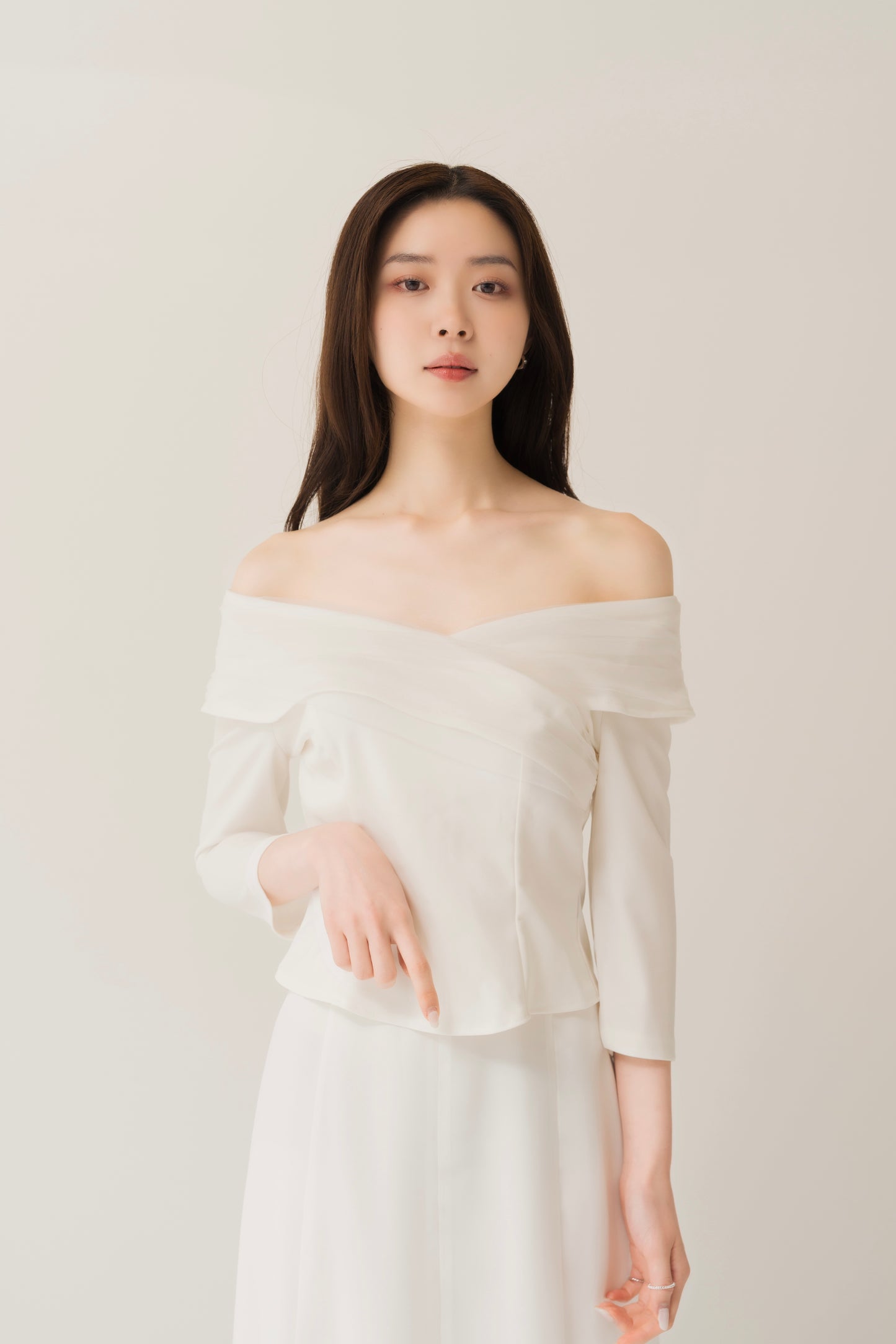 シフォンクロスブラウス