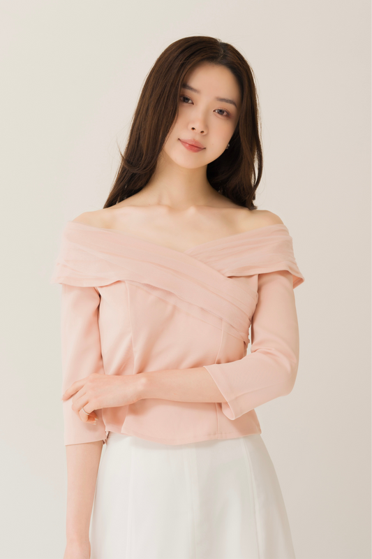 シフォンクロスブラウス