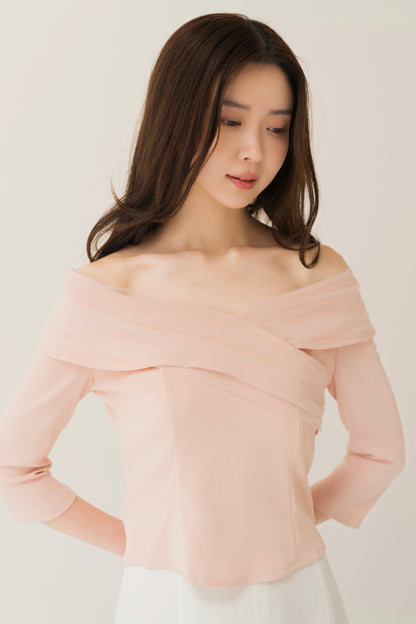 シフォンクロスブラウス