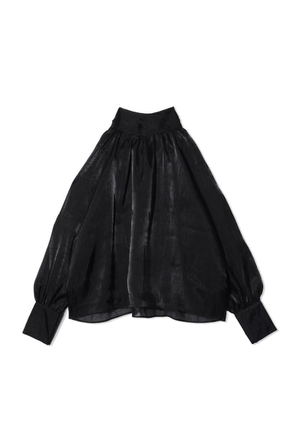 オーガンジービッグリボンブラウス