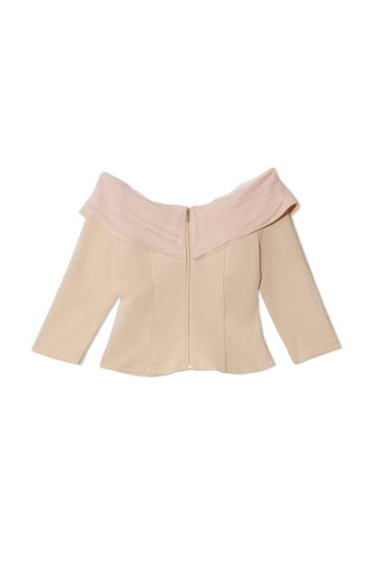 シフォンクロスブラウス