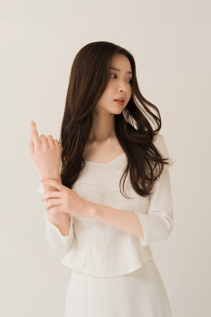 シフォンクロスブラウス