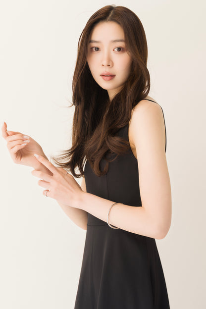 フレアロングキャミワンピ