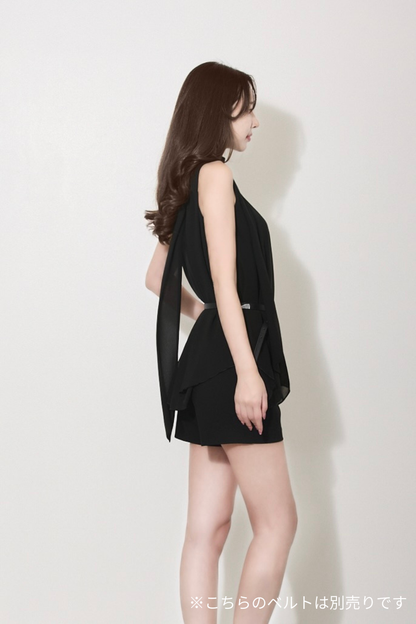 【PRE ORDER】ハイネックシフォンブラウス