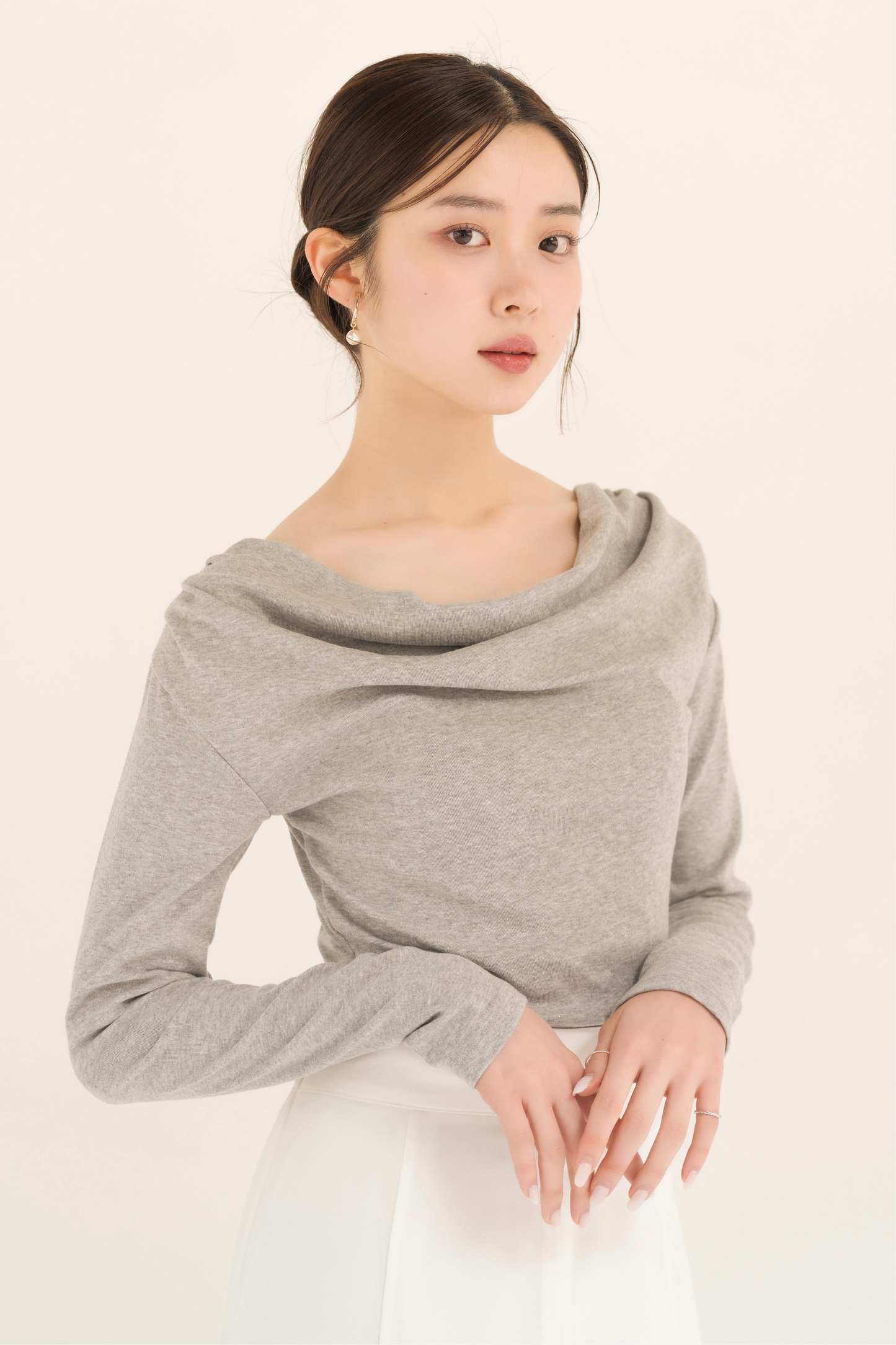 グリッタードレープロンT