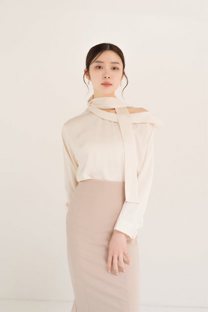 ハイウエストマーメイドスカート