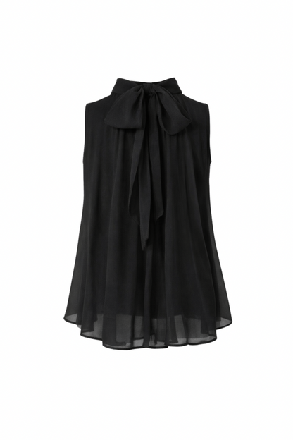 【PRE ORDER】ハイネックシフォンブラウス