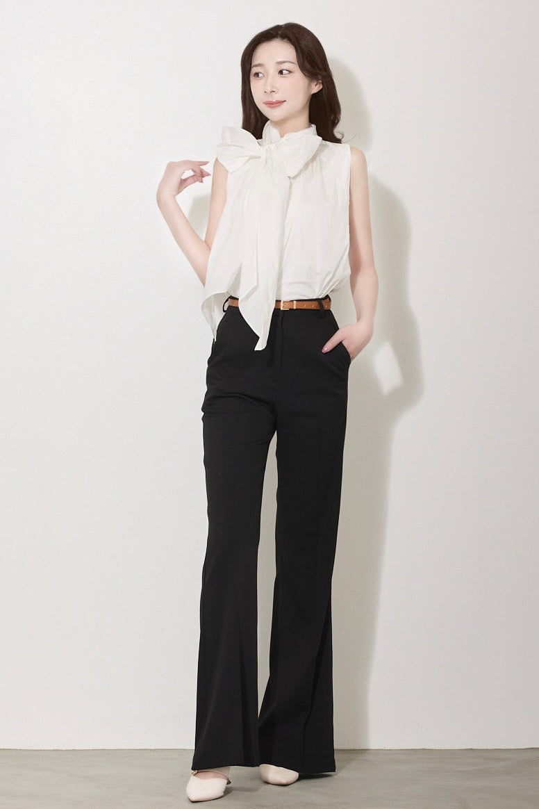 【PRE ORDER】コットンリボンブラウス