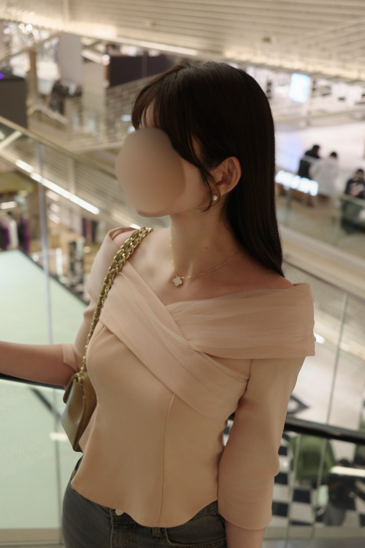 シフォンクロスブラウス