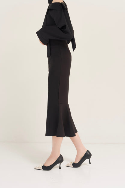 ハイウエストマーメイドスカート