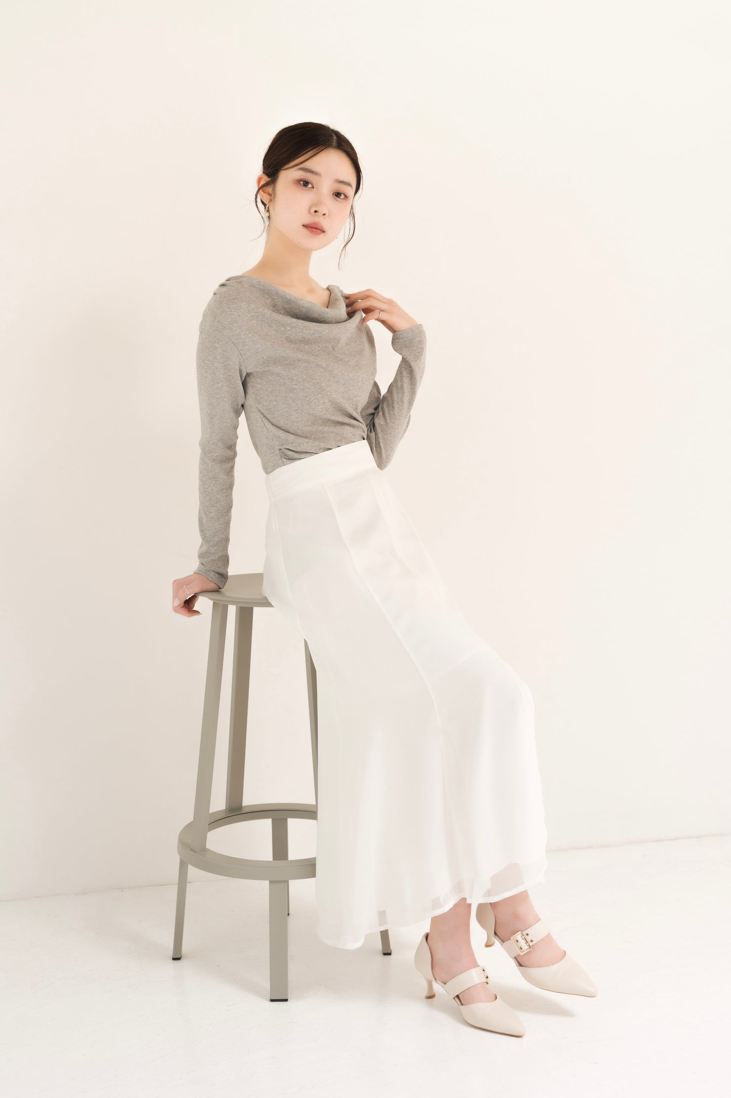 グリッタードレープロンT