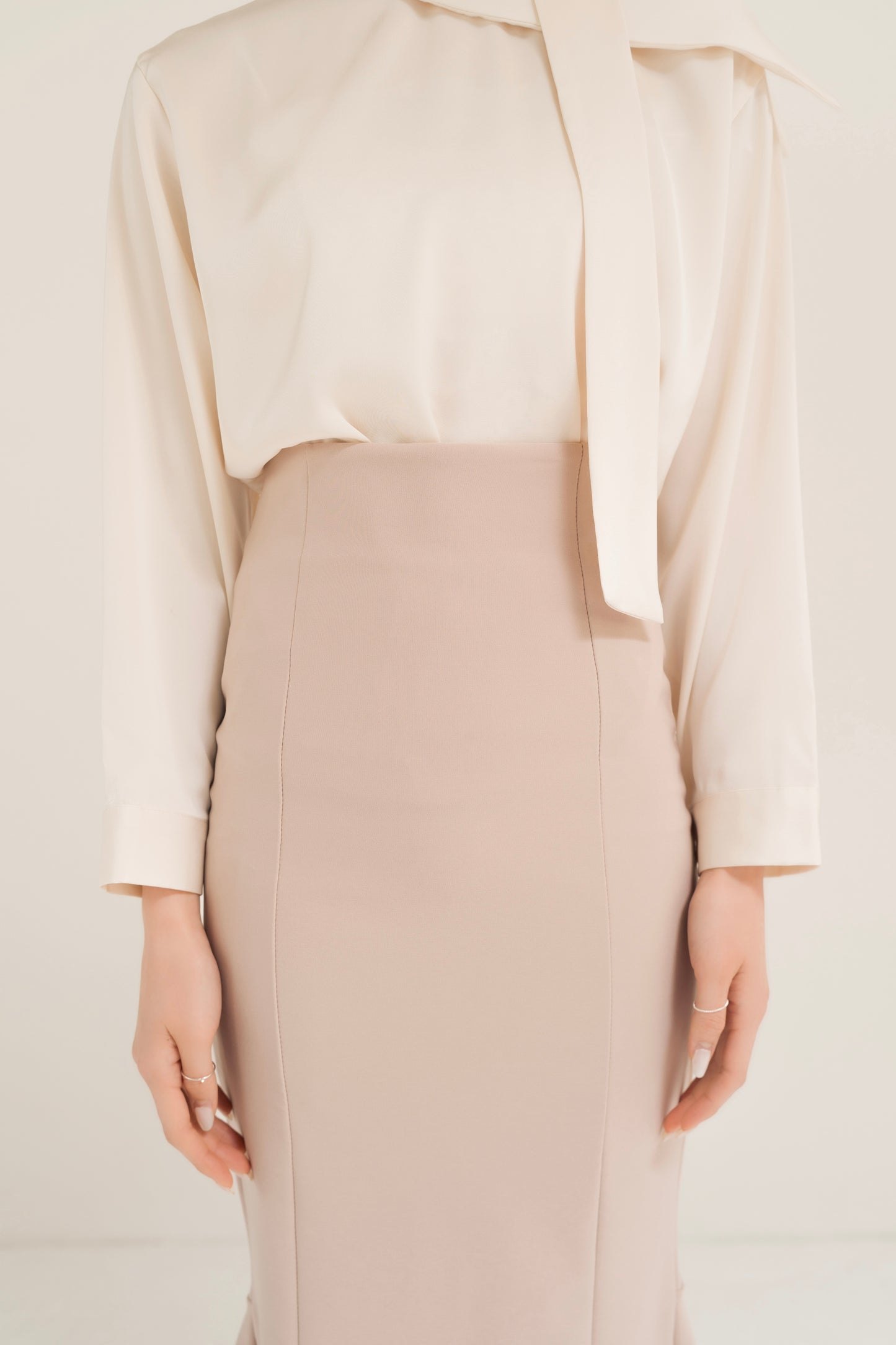 ハイウエストマーメイドスカート