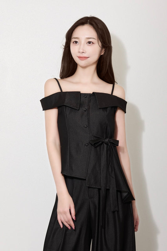 【PRE ORDER】
オフショルデニムセットアップ