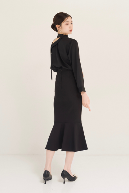 ハイウエストマーメイドスカート