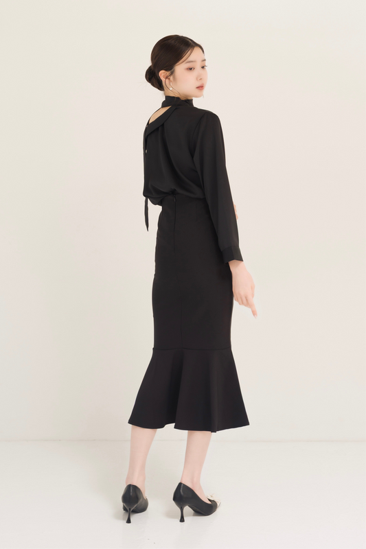 ハイウエストマーメイドスカート