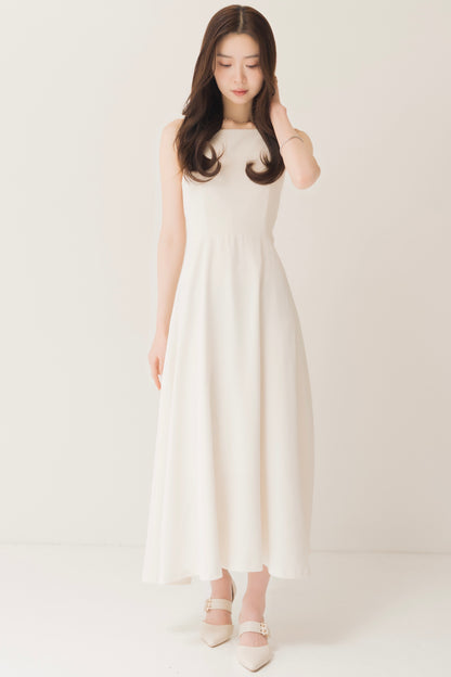 フレアロングキャミワンピ