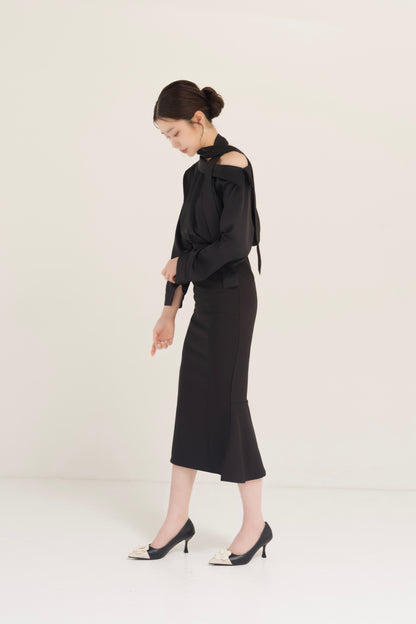 ハイウエストマーメイドスカート