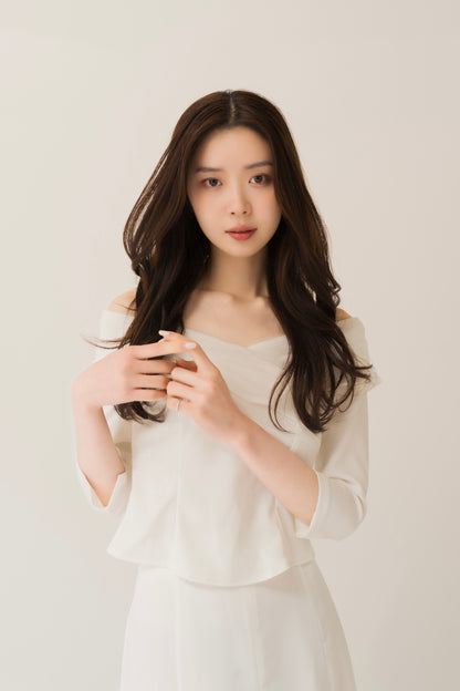 シフォンクロスブラウス
