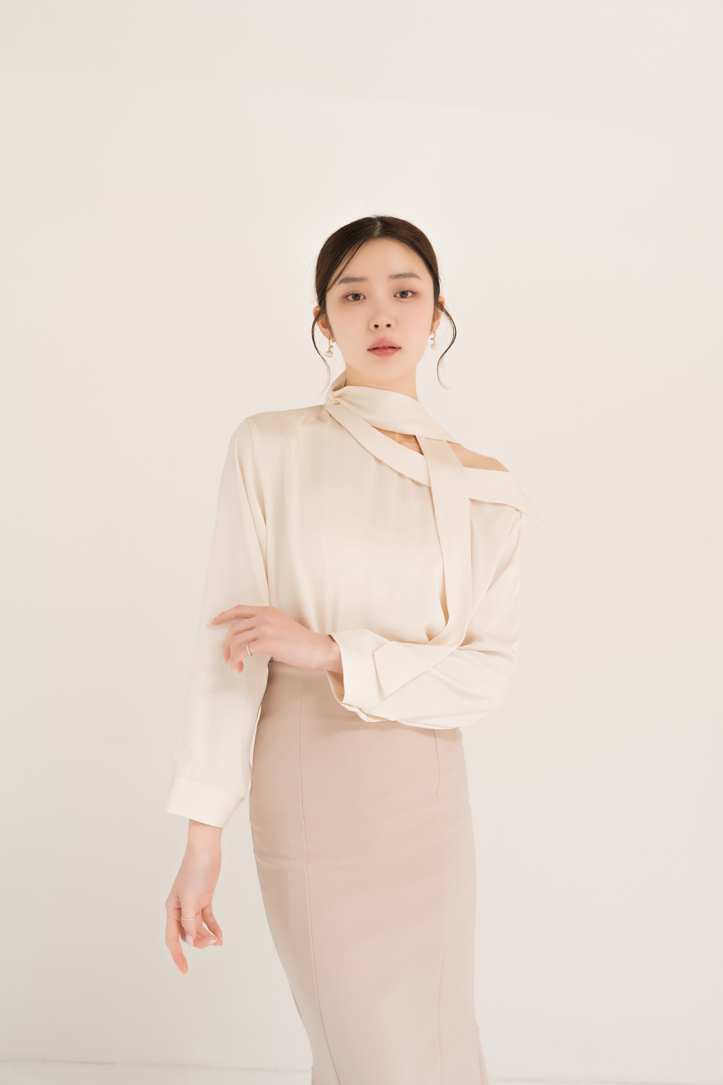 ハイウエストマーメイドスカート