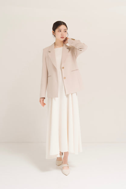 ゴールドボタンテーラードジャケット