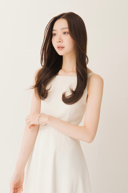 フレアロングキャミワンピ