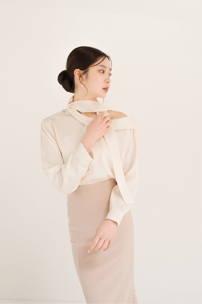 ハイウエストマーメイドスカート