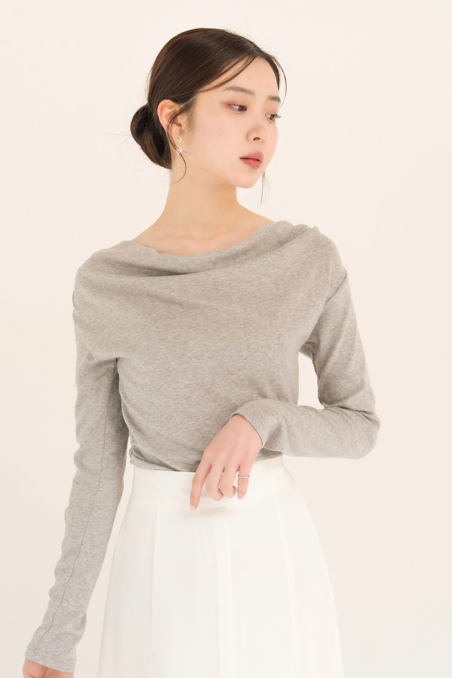 グリッタードレープロンT