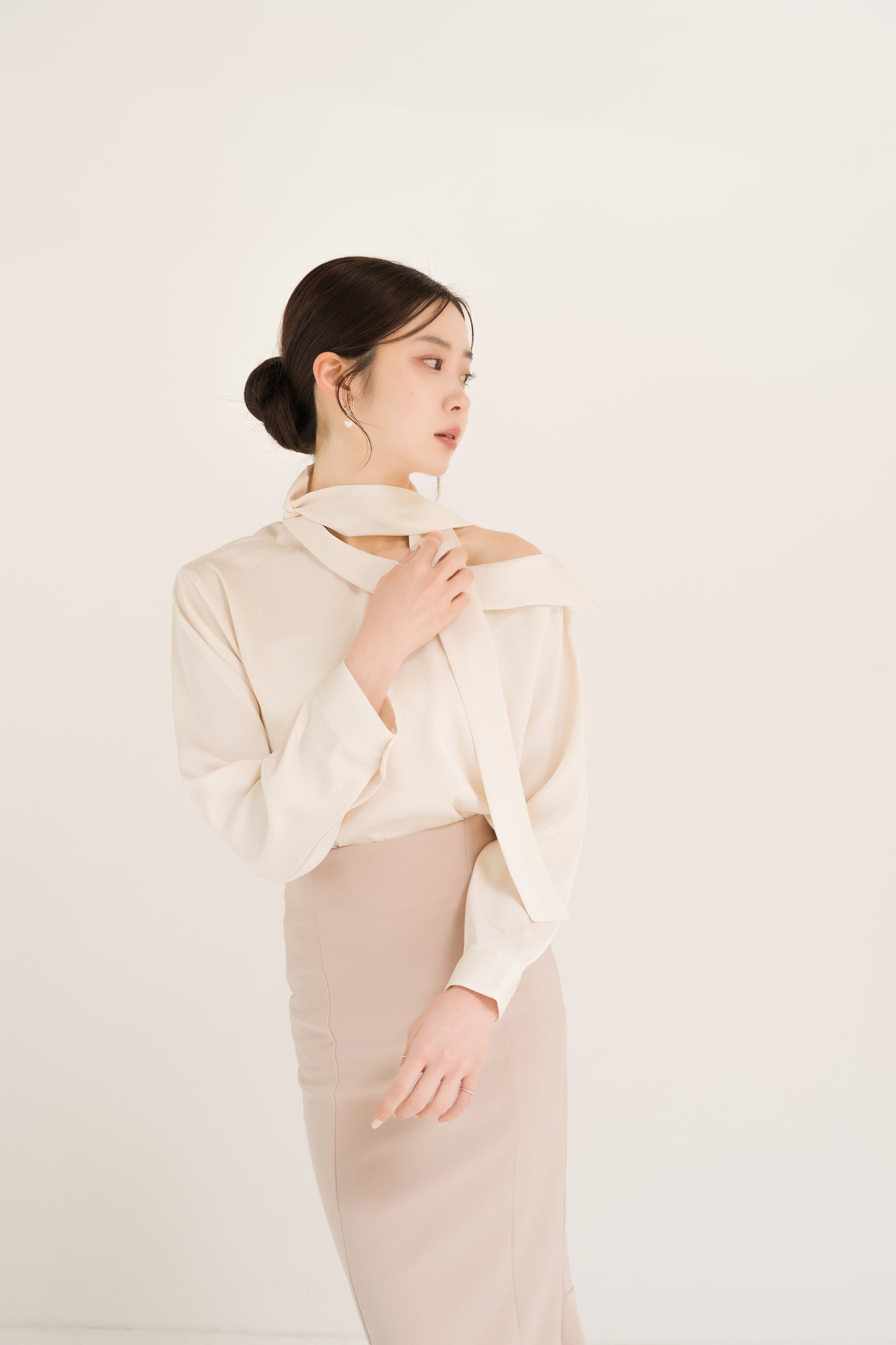 ハイウエストマーメイドスカート