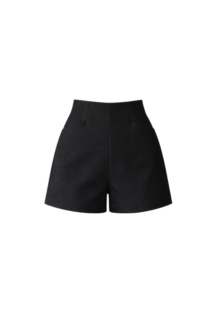 ハイウエストベーシックショートパンツ
