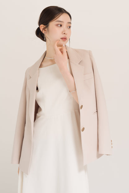 ゴールドボタンテーラードジャケット