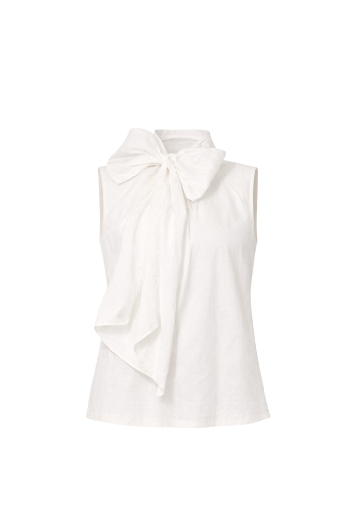 【PRE ORDER】コットンリボンブラウス