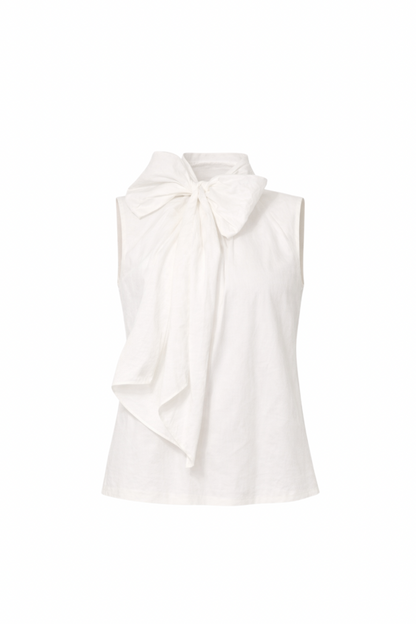 【PRE ORDER】コットンリボンブラウス